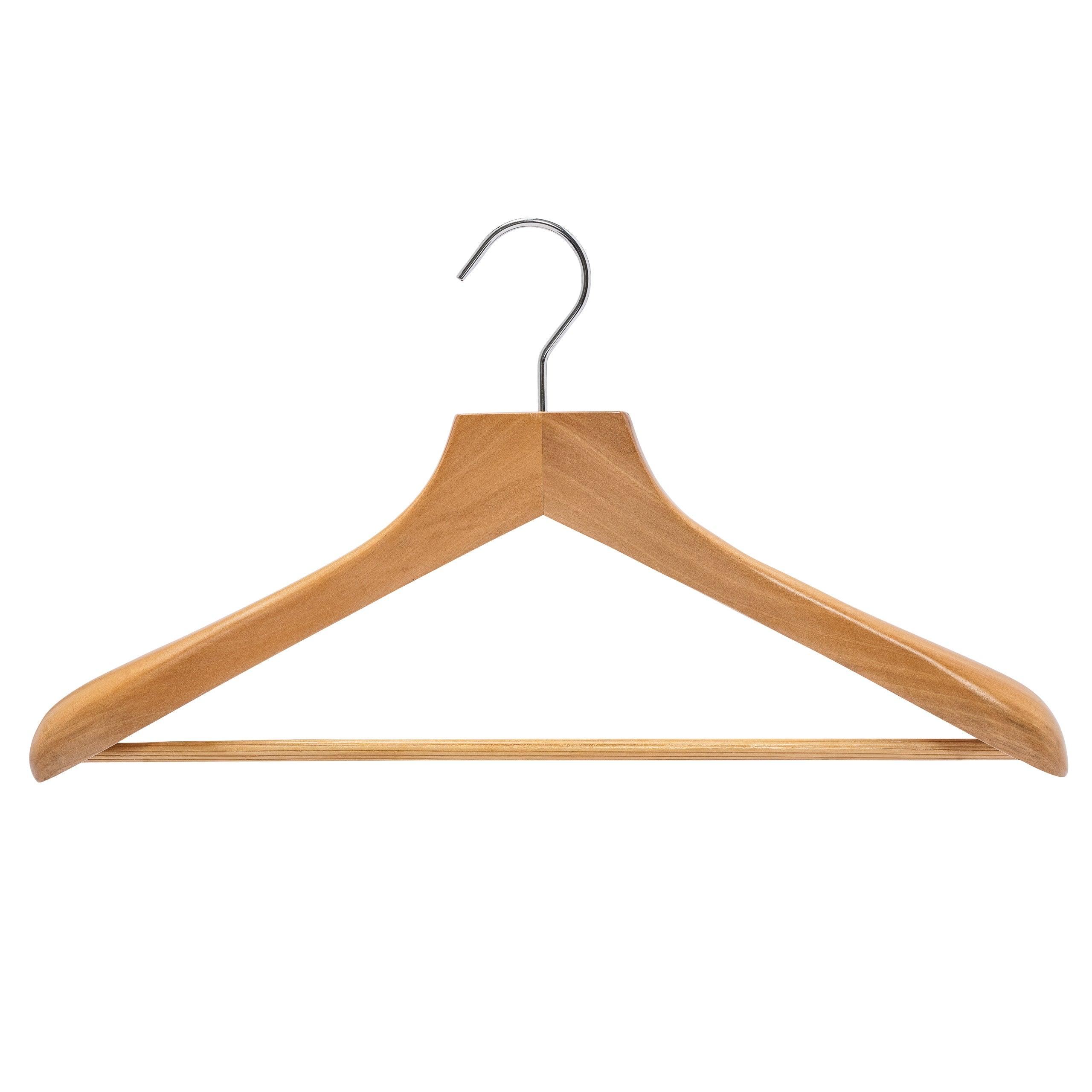 Frosted Timber Clip Pants Hangers 3 Pack White | Soko & Co