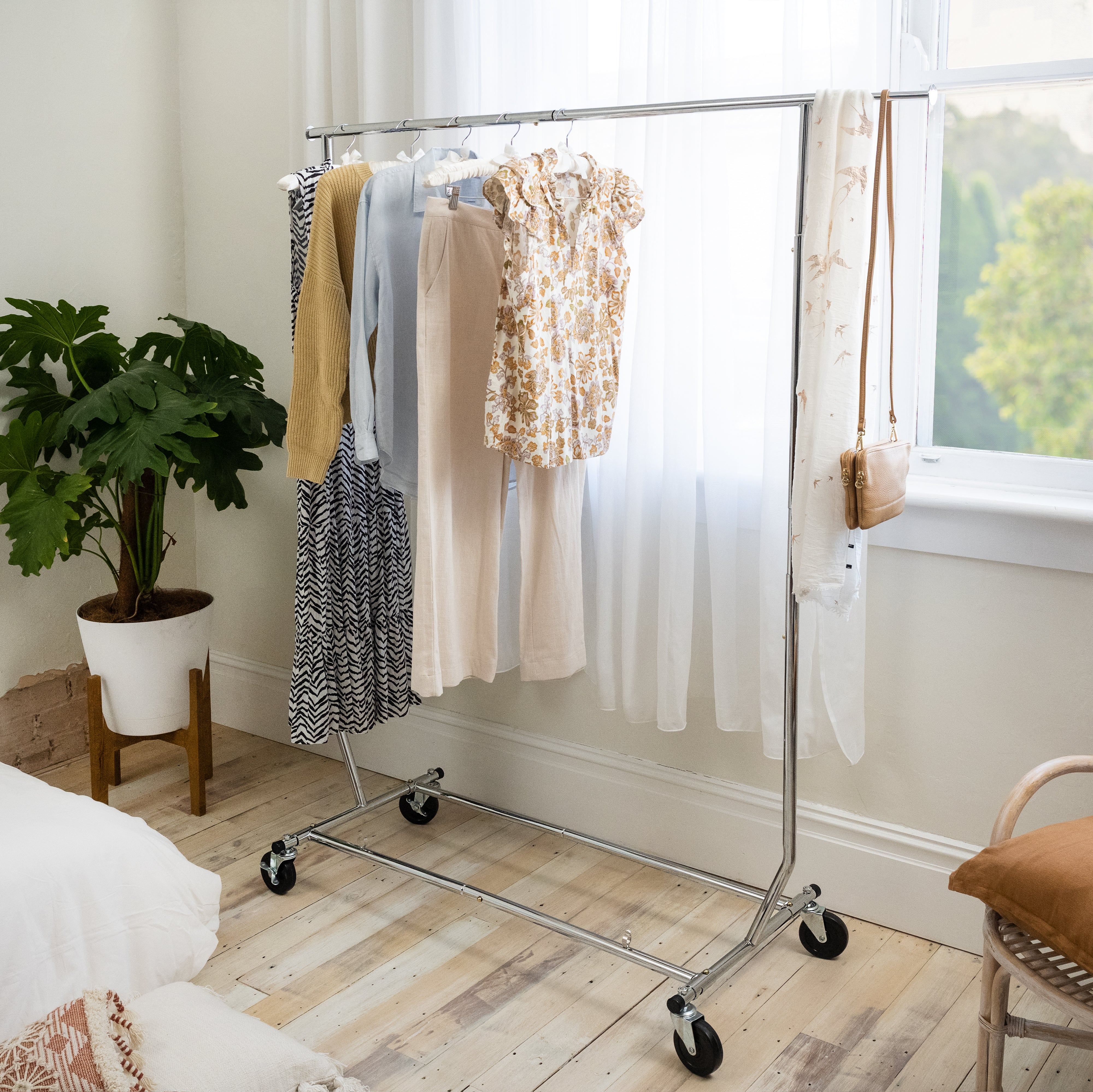 Heavy duty deals clothes rack